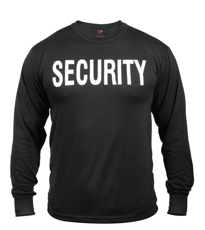 Rothco 2-Sided Security Long Sleeve T-Shirt - Tactical Choice Plus