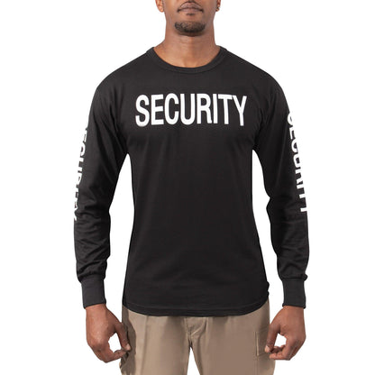 Rothco Long Sleeve Two-Sided Security T-Shirt - Tactical Choice Plus