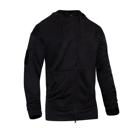 Rothco Concealed Carry Zippered Hoodie - Black - Tactical Choice Plus