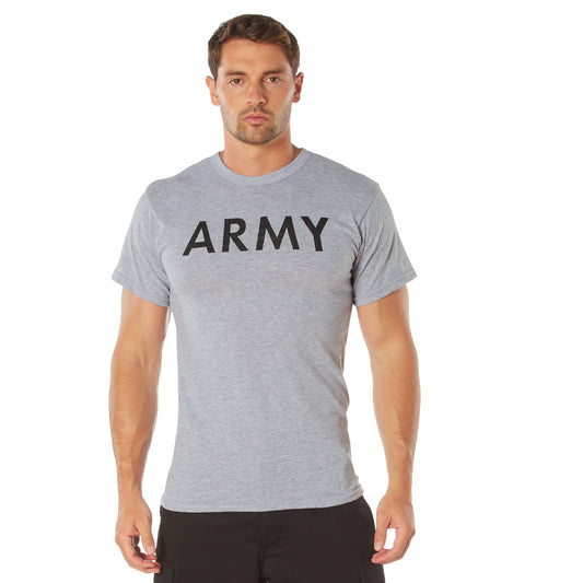 Rothco Grey Army Physical Training T-Shirt - Tactical Choice Plus