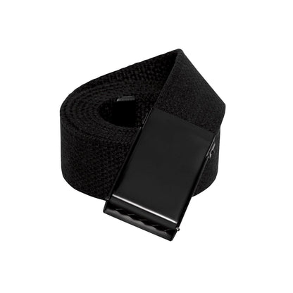 Web Belts With Flip Buckle - Black - Tactical Choice Plus