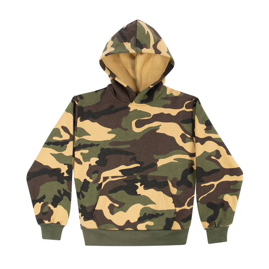 Rothco Kid's Camo Pullover Hooded Sweatshirt - Tactical Choice Plus
