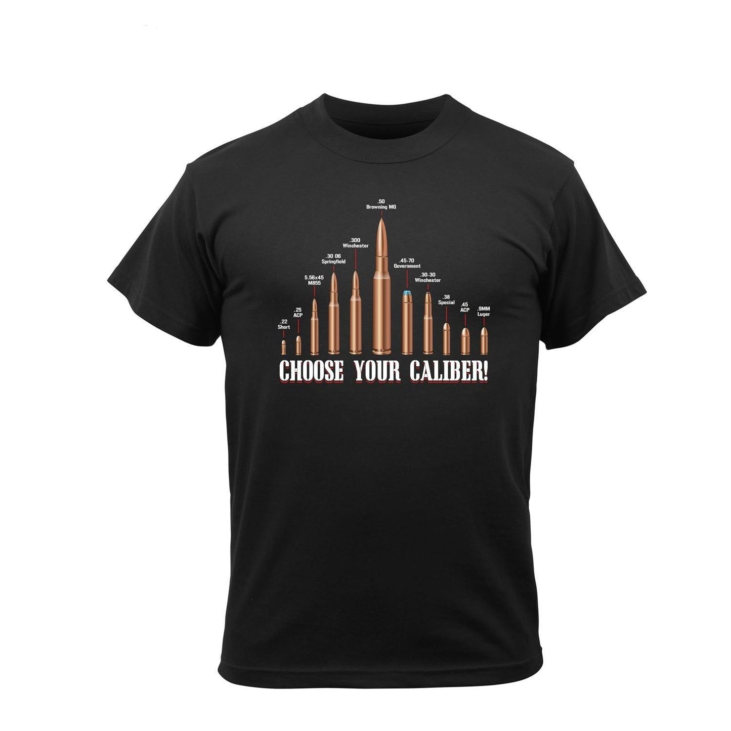 Vintage 'Choose Your Caliber' T-Shirt - Tactical Choice Plus