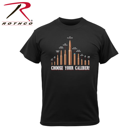 Rothco Vintage 'Choose Your Caliber' T-Shirt - Tactical Choice Plus