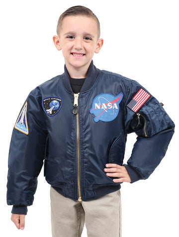 Kids NASA MA-1 Flight Jacket - Tactical Choice Plus