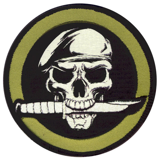 Rothco Military Skull & Knife Morale Patch - Tactical Choice Plus