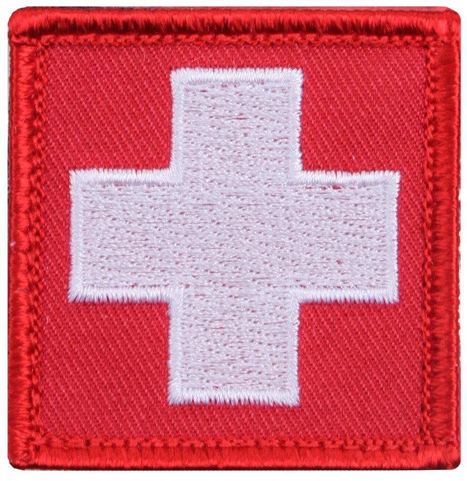 White Cross Red Morale Patch - Tactical Choice Plus