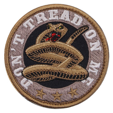 Rothco Don't Tread On Me Round Morale Patch - Tactical Choice Plus