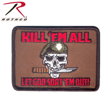 Rothco Kill Em All Let God Sort Em Out Morale Patch - Tactical Choice Plus