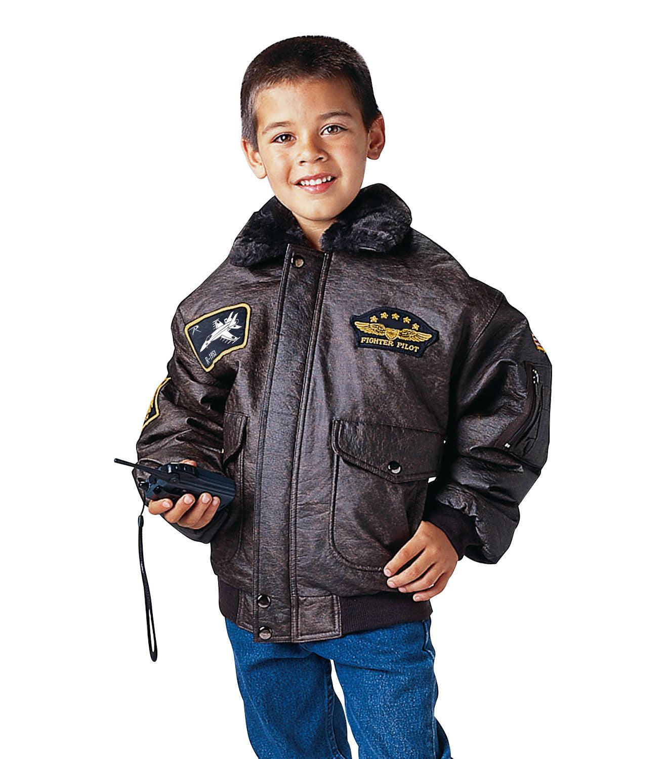 Kids WWII Aviator Flight Jacket - Tactical Choice Plus