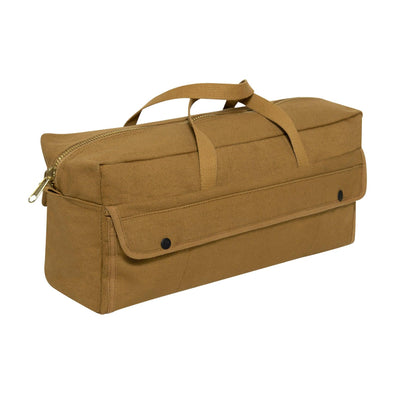 Canvas Jumbo Tool Bag With Brass Zipper - Tactical Choice Plus