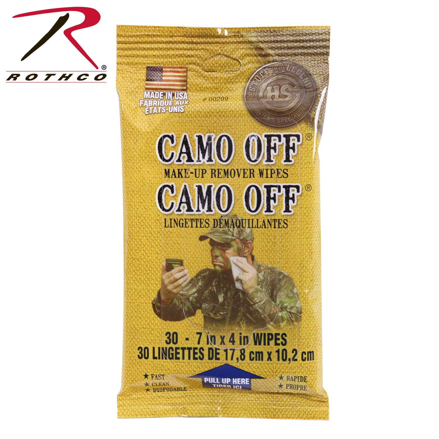 Pre-Moistened Face Paint Remover Wipes - Tactical Choice Plus