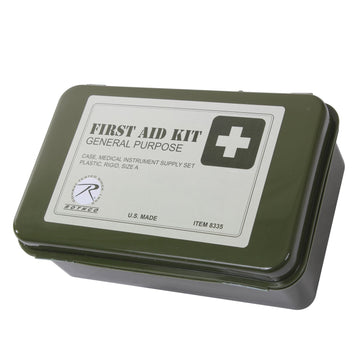 Rothco General Purpose First Aid Kit - Adaptable (No Alcohol Prep Pads or Cold Pack) - Tactical Choice Plus