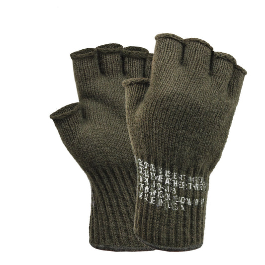 Rothco Fingerless Wool Gloves - Tactical Choice Plus
