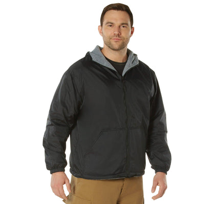 Reversible Lined Jacket With Hood - Tactical Choice Plus