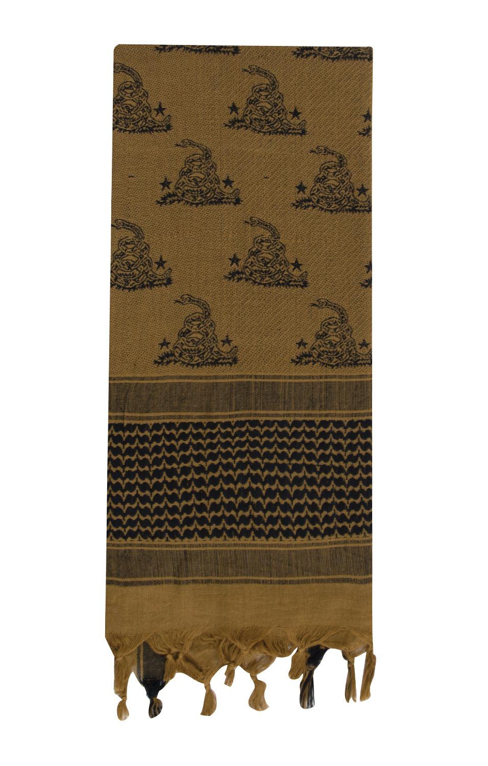 Gadsden Snake Shemagh Tactical Desert Scarf - Tactical Choice Plus