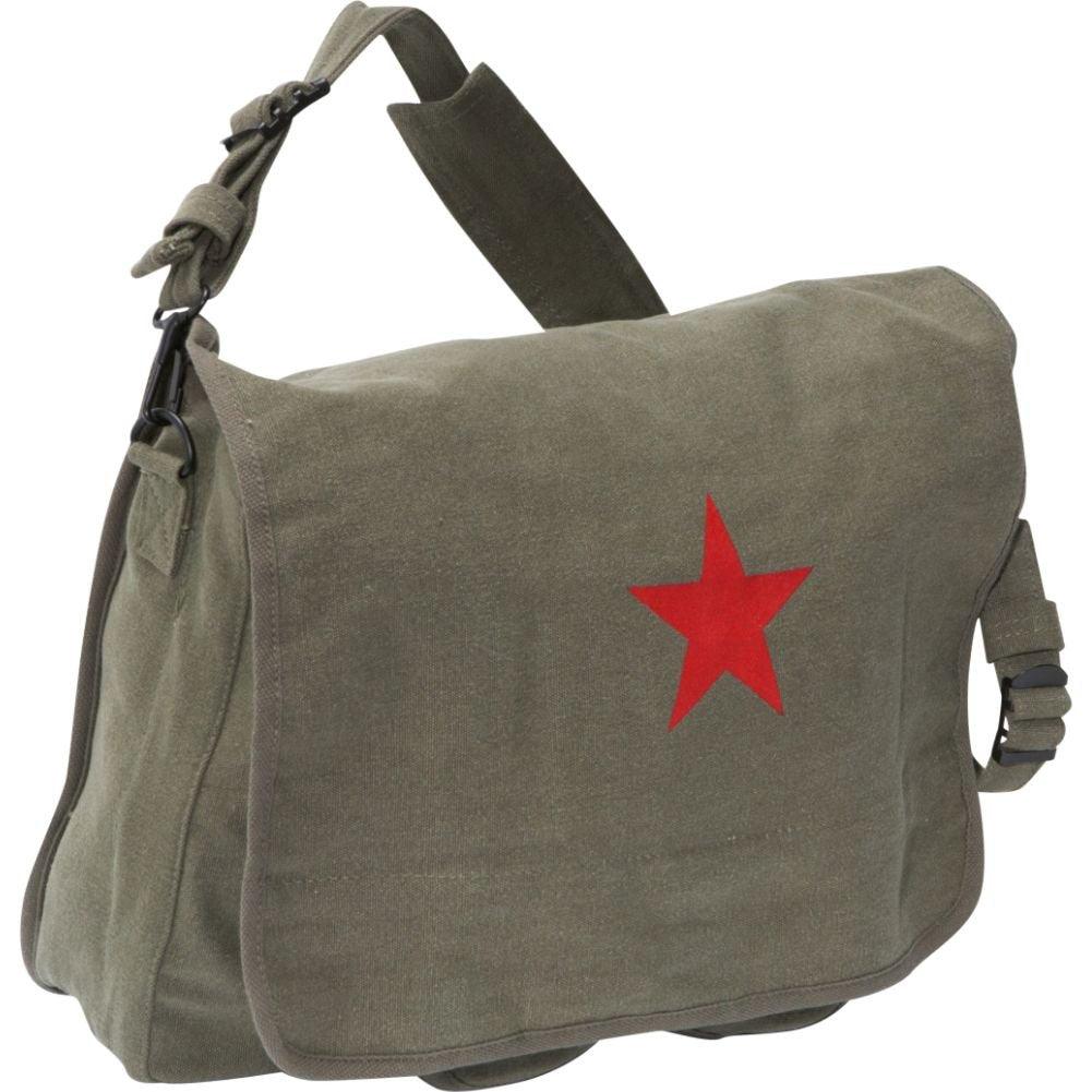 Rothco Vintage Canvas Shoulder Bag With Red Star - Tactical Choice Plus