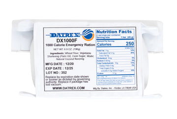 Datrex Aviation 1,000 Cal Emergency Food Ration - Tactical Choice Plus