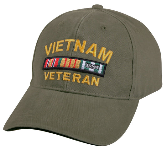 Rothco Vietnam Veteran Deluxe Vintage Low Profile Insignia Cap - Tactical Choice Plus