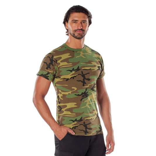 Rothco Heavyweight Camo T-Shirt - Tactical Choice Plus