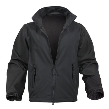 Black Soft Shell Uniform Jacket - Tactical Choice Plus