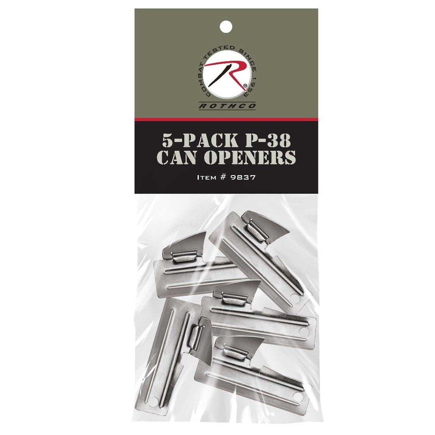 G.I. Type 5-pack P38 Can Openers - Tactical Choice Plus