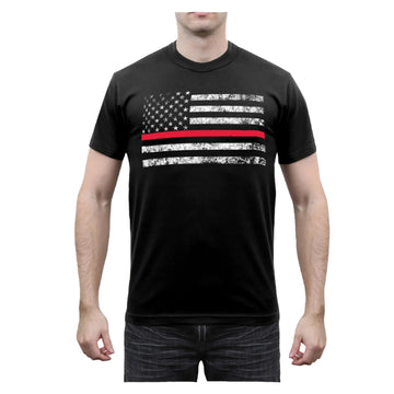 Thin Red Line Flag T-Shirt - Tactical Choice Plus