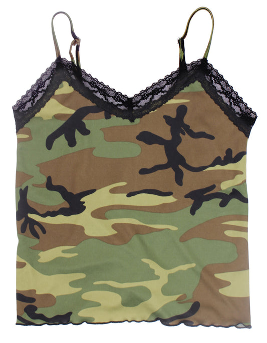 Rothco Women's Lace Trimmed Camo Camisole - Tactical Choice Plus